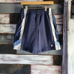 Starter Boys Navy Blue Athletic Sport Shorts
